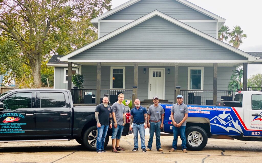 Team photo of Continental Foundation and Distinctive Renovations & GC